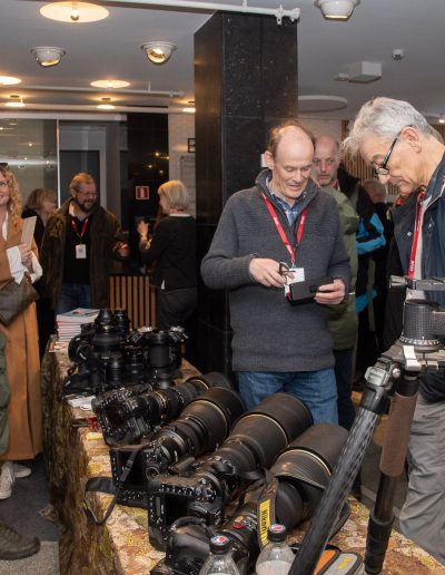 Roger Brendhagen på plass for Nikon under fotomessa NNFF 2022 (foto: Per Flakstad)